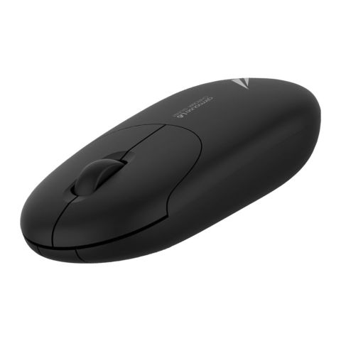 Alcatroz Airmouse L6 Chroma Silent Rechargeable Wireless Mouse, Black