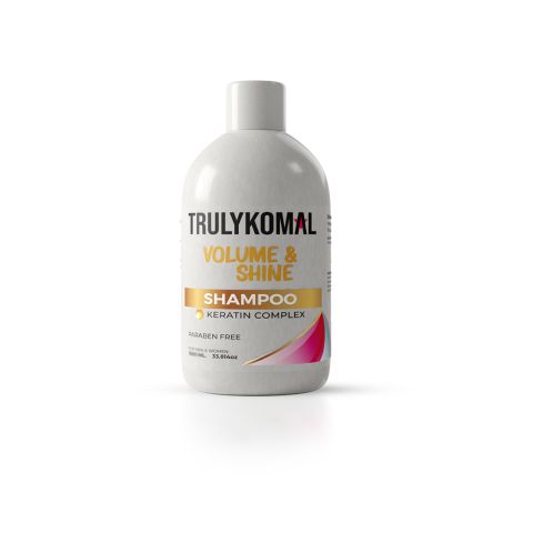 Truly Komal Volume & Shine Keratin Complex Shampoo, Paraben Free, 400ml