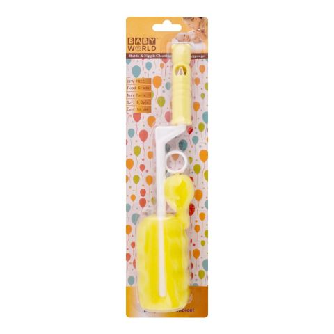 Baby World Bottle & Nipple Cleaning Brush, BW7378