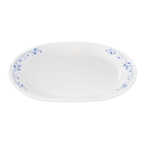 Corelle Livingware Provincial Blue Serving Platter, 12.25 Inches, 6021578