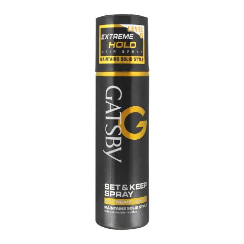 Gatsby Set & Keep Extreme Hold Hair Spray, 66ml