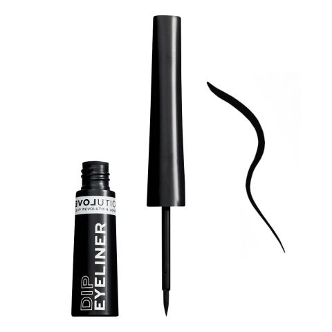 Makeup Revolution Relove Dip Eyeliner, Black