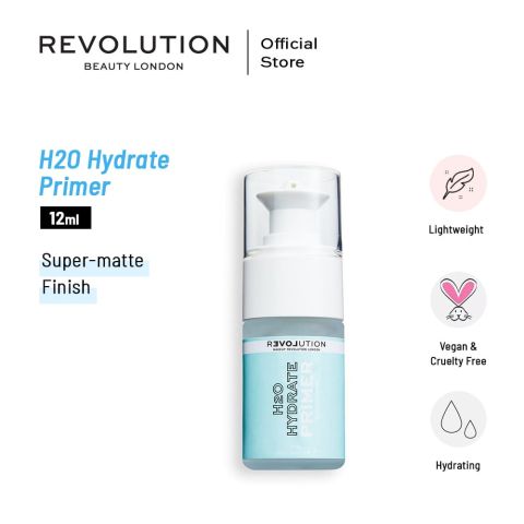 Makeup Revolution Relove H2O Hydrate Primer, 12ml