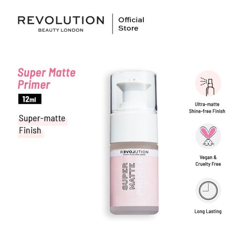 Makeup Revolution Relove Super Matte Primer, 12ml