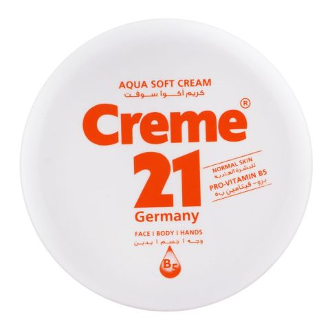 Creme 21 Aqua Soft Cream, Normal Skin, 250ml