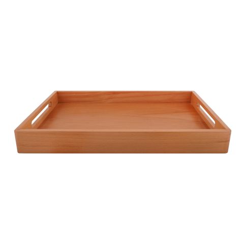 Amwares Beech Wood All Wood Tray X-Large, 19x13 Inches, 009037