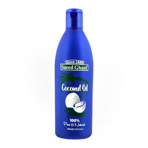 Saeed Ghani 100% Pure & Natural Coconut Oil, 200ml