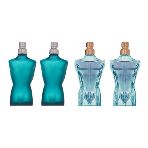 Jean Paul Gaultier Mini Perfume Set For Men, Le Male Le Male EDT 2x7ml + Le Beau EDT 2x7ml