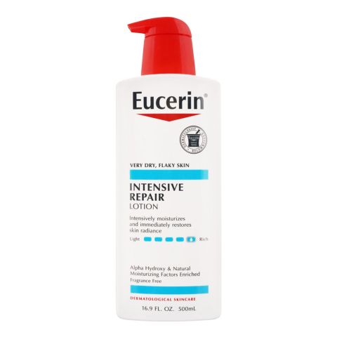 Eucerin Intensive Repair Lotion, Very Dry Flaky Skin, Fragrance Free, 500ml