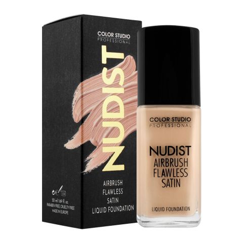 Color Studio Nudist Airbrush Flawless Satin Liquid Foundation, N10