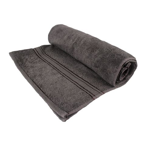 Cotton Tree Combed Cotton Bath Sheet, 90x150, Dark Grey