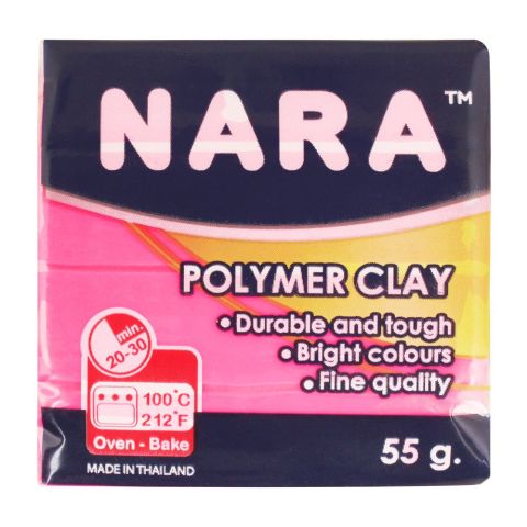 Nara Polymer Clay, Hot Pink, 55g