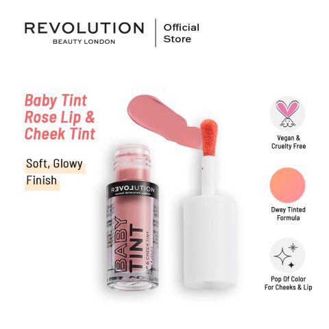 Makeup Revolution Baby Tint Lip & Cheek Tint Rose