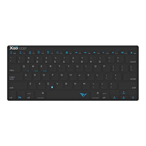 Alcatroz Xplorer GO! 100BT Wireless Keyboard, Black, Bluetooth V3.0