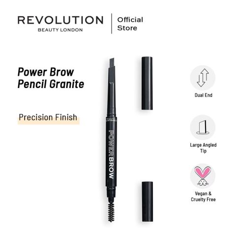 Makeup Revolution Power Ultra Bold Brow Pencil Granite
