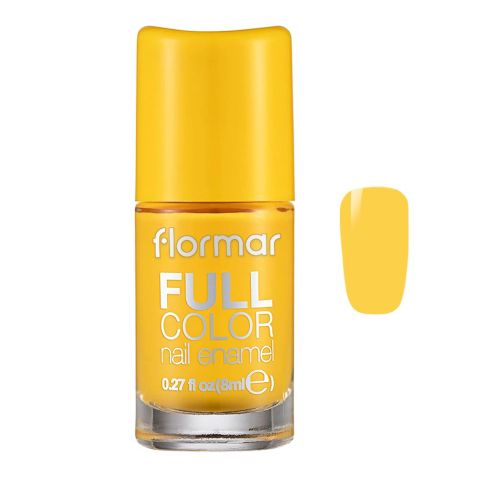 Flormar Full Color Nail Enamel, FC47 Lemoncello, 8ml