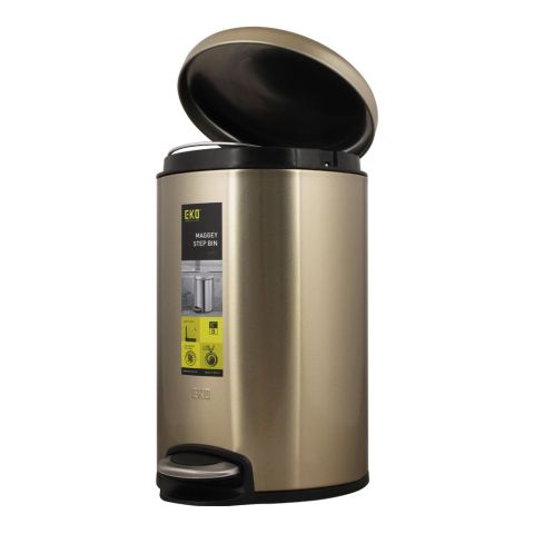 Eko Dustbin Steel Color, EK9213-20L 