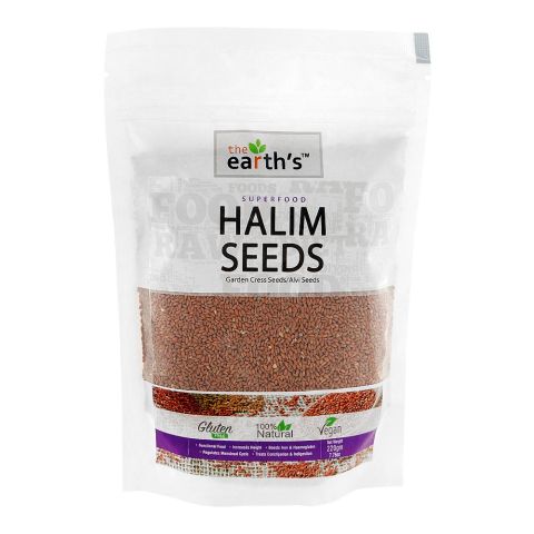 The Earth's Halim Seeds, Gluten Free, 220g