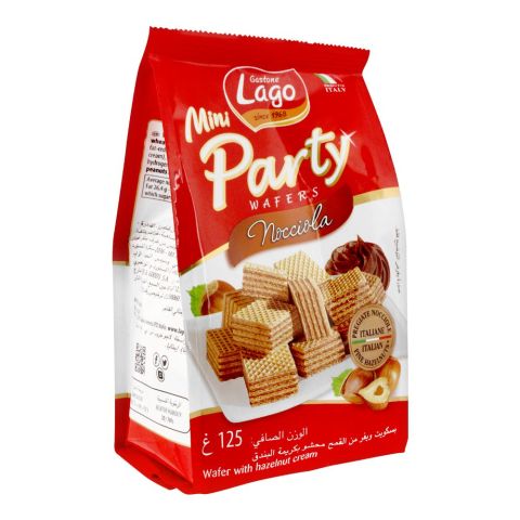 Lago Mini Party Nocciola Wafers, 125g