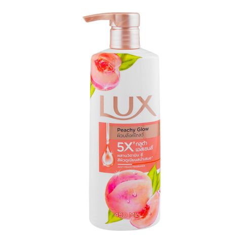 Lux Cooling Peach Sparkling Fragrance Refreshing Body Wash, 500ml