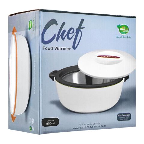 Appollo Chef Hot Pot, Small, Beige, 800ml