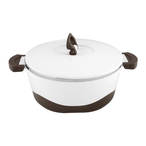 Happy Ware Hot Pot with Lock Lid, 1800ml, Brown, SU-631