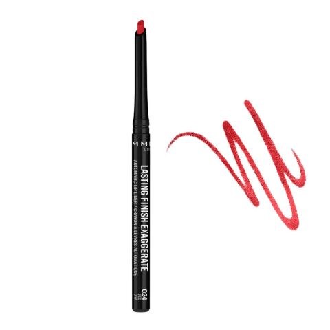 Rimmel Lasting Finish Exaggerate Automatic Lip Liner, 024 Red Diva