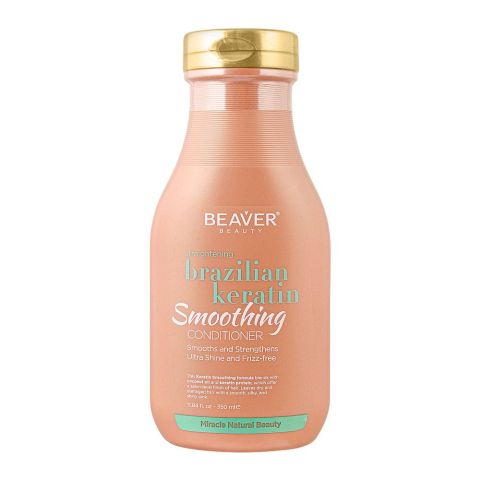 Beaver Straightening Brazilian Keratin Smoothing Conditioner, 350ml