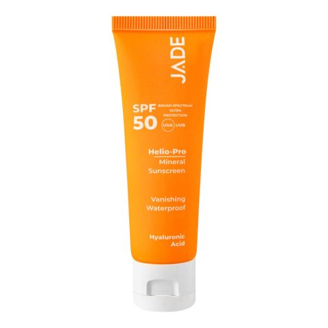 Jade Hyaluronic Acid Helio-Pro SPF50 Mineral Sunscreen, 50ml