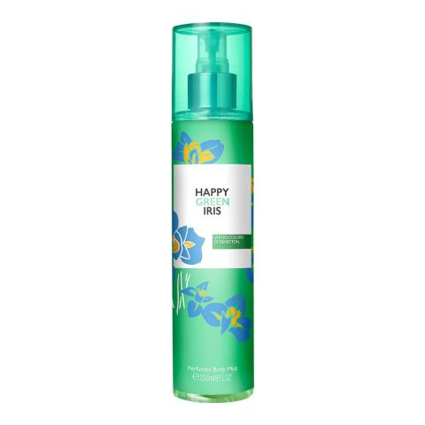 United Colors of Benetton Happy Green Iris Perfumed Body Mist, 236ml