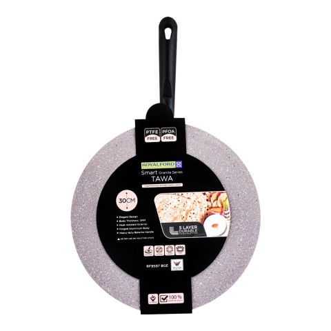 Royalford Granite Smart Tawa, 30cm, Beige, RF9507BGE