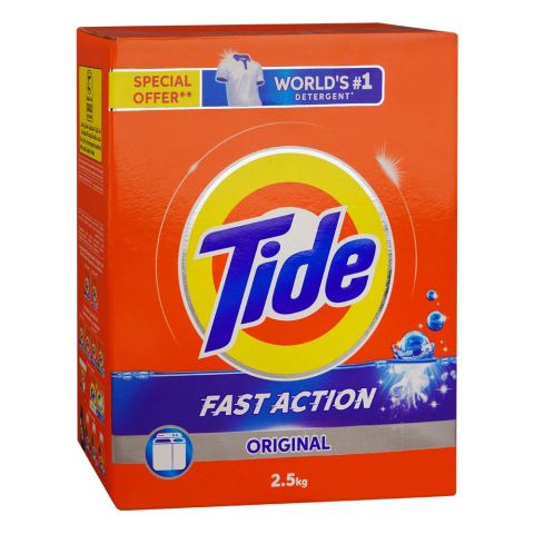 Tide Automatic Laundry Washing Powder, 2.5kg Box