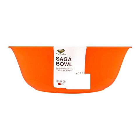 Appollo Saga Bowl, Orange, 2 Liters