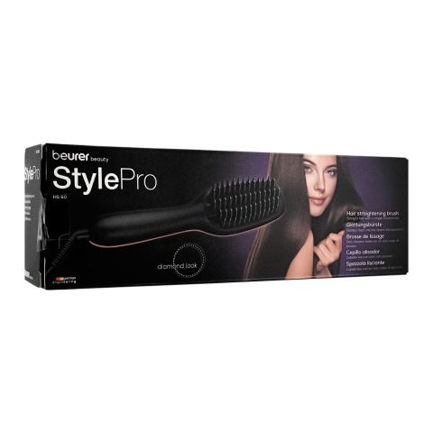 Beurer Beauty Style Pro Diamond Look Hair Straightening Brush, HS-60