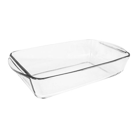 Borcam Rectangular Tray, Ovenware, Glassware & Dishware, 13.22 X 7.48 X 2.75 Inches, 59007