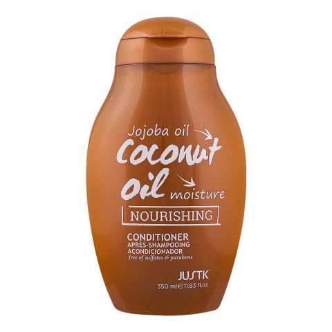 JUSTK Jojoba Oil, Coconut Oil, Moisture Nourishing Conditioner, 350ml