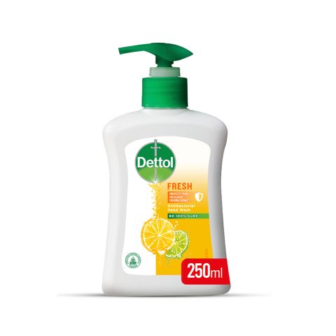 Dettol Fresh Anti-Bacterial Hand Wash, 250ml