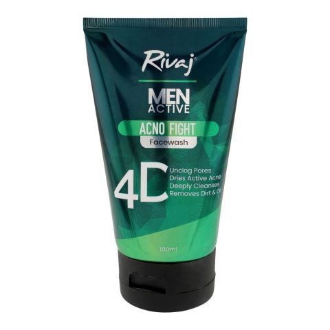 Rivaj Men Active Acno Fight Face Wash, 100ml