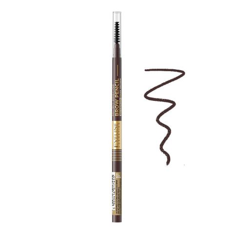 Eveline Micro Precise Eye Brow Pencil Waterproof, Dark Brown