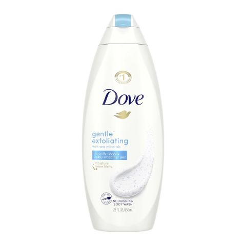 Dove Gentle Exfoliating With Sea Minerals Nourishing Body Wash, 650ml