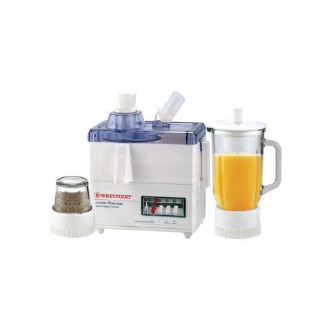 West Point Deluxe 3-In-1 Juicer Blender & Grinder WF-7501, 2 Years Warranty, 500W