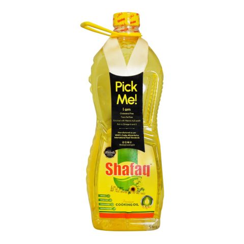 Shafaq Cooking Oil, 3 Liters