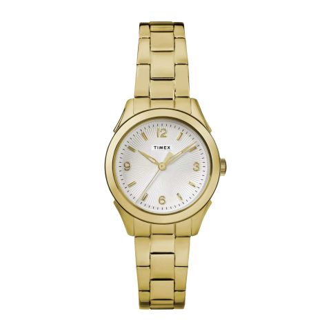 Timex Women's Yellow Gold Round Dial & Bracelet Analog Watch, TW2R91400