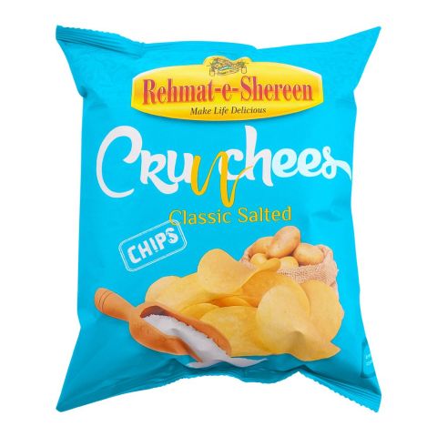 Rehmat-e-Shereen Crunchees, Classic Salted Chips, 80g