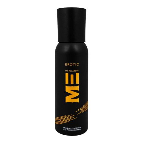 Me Erotic Gas Free Body Spray, 24 Hours Lasting, For Men, 120ml