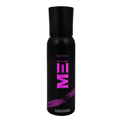 Me Sassy Gas Free Body Spray, 24 Hours Lasting, For Men, 120ml