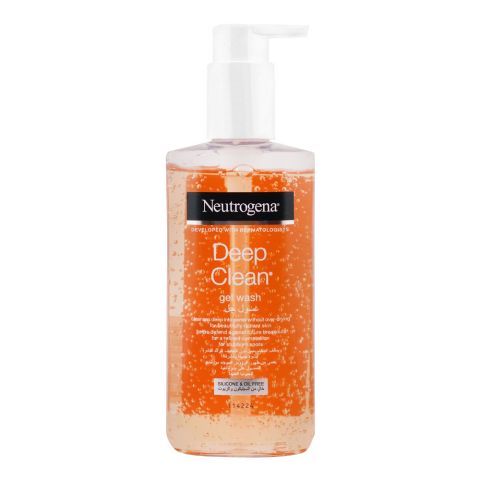 Neutrogena Deep Clean Gel Face Wash, Silicone & Oil Free, 200ml