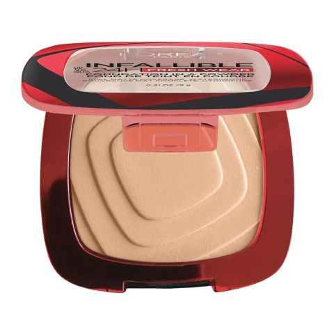 L'Oreal Paris Infallible 24Hrs Fresh Wear Powder Foundation, 130 True Beige