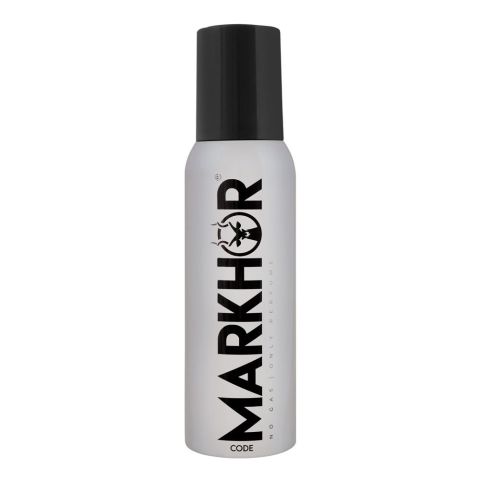 Markhor Code No Gas Body Spray, For Men, 120ml