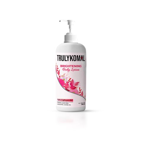 Truly Komal Brightening Body Lotion, For All Skin Types, 300ml